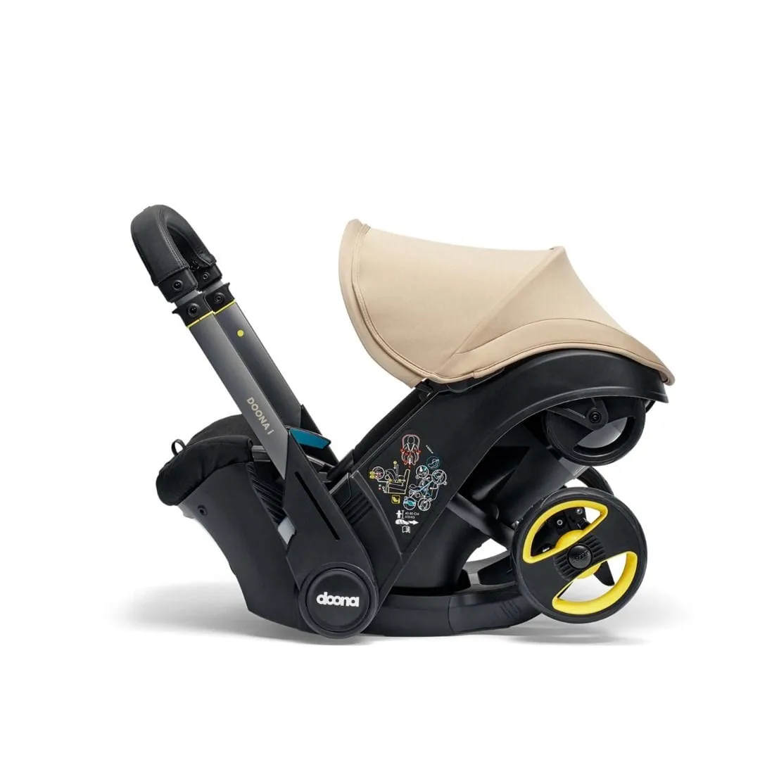 Doona i Infant Car Seat Stroller & i Isofix Base Sahara Sand
