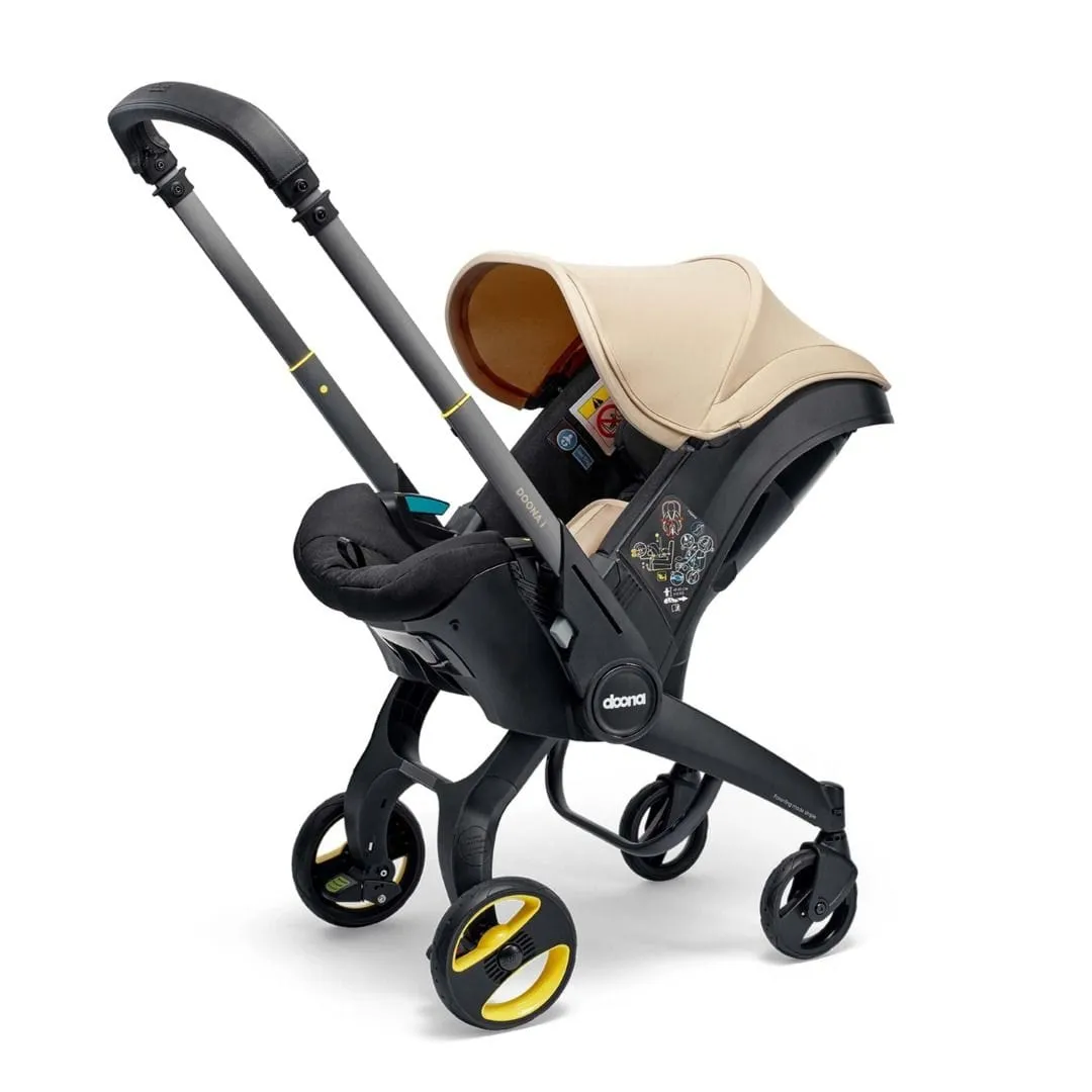 Doona i Infant Car Seat Stroller & i Isofix Base Sahara Sand