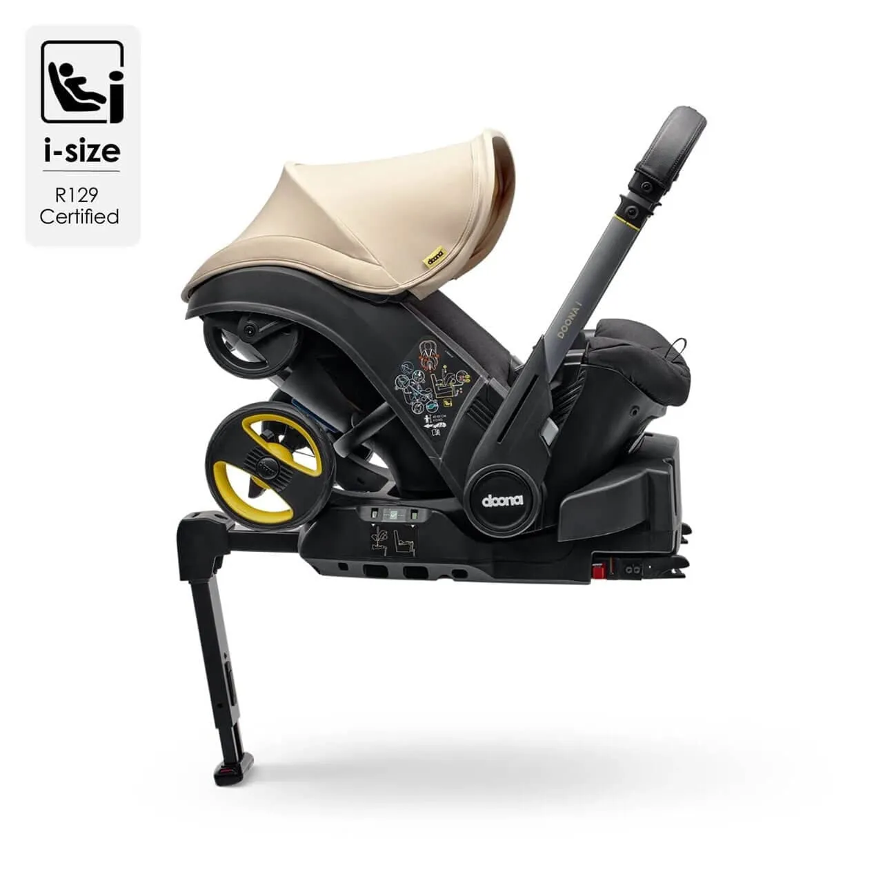 Doona i Infant Car Seat Stroller & i Isofix Base Sahara Sand