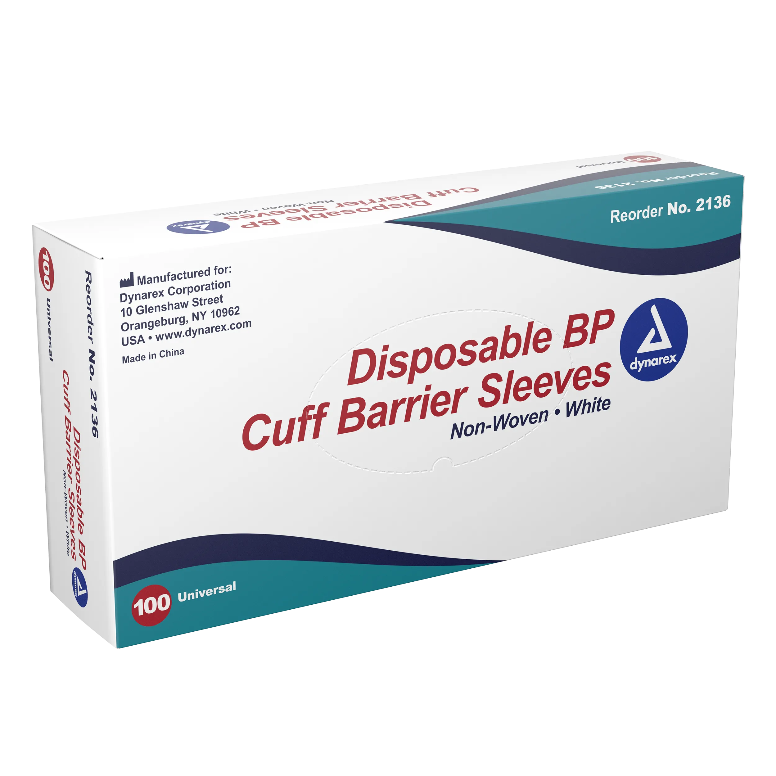 Dynarex - BP Cuff Barrier Sleeve (non-woven)
