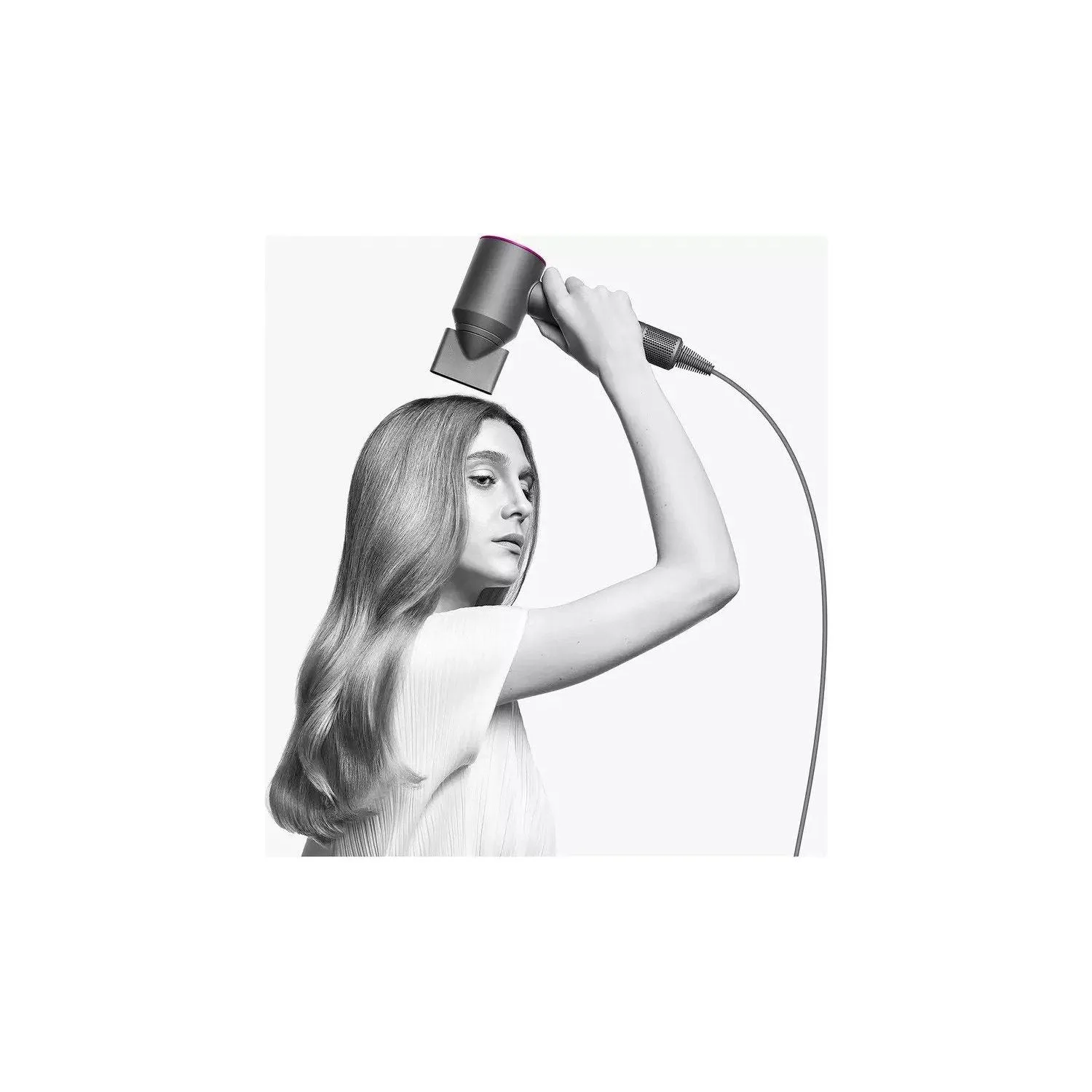 Dyson Supersonic - HD08 Hair Dryer (5 Attachments) - Iron/fuchsia