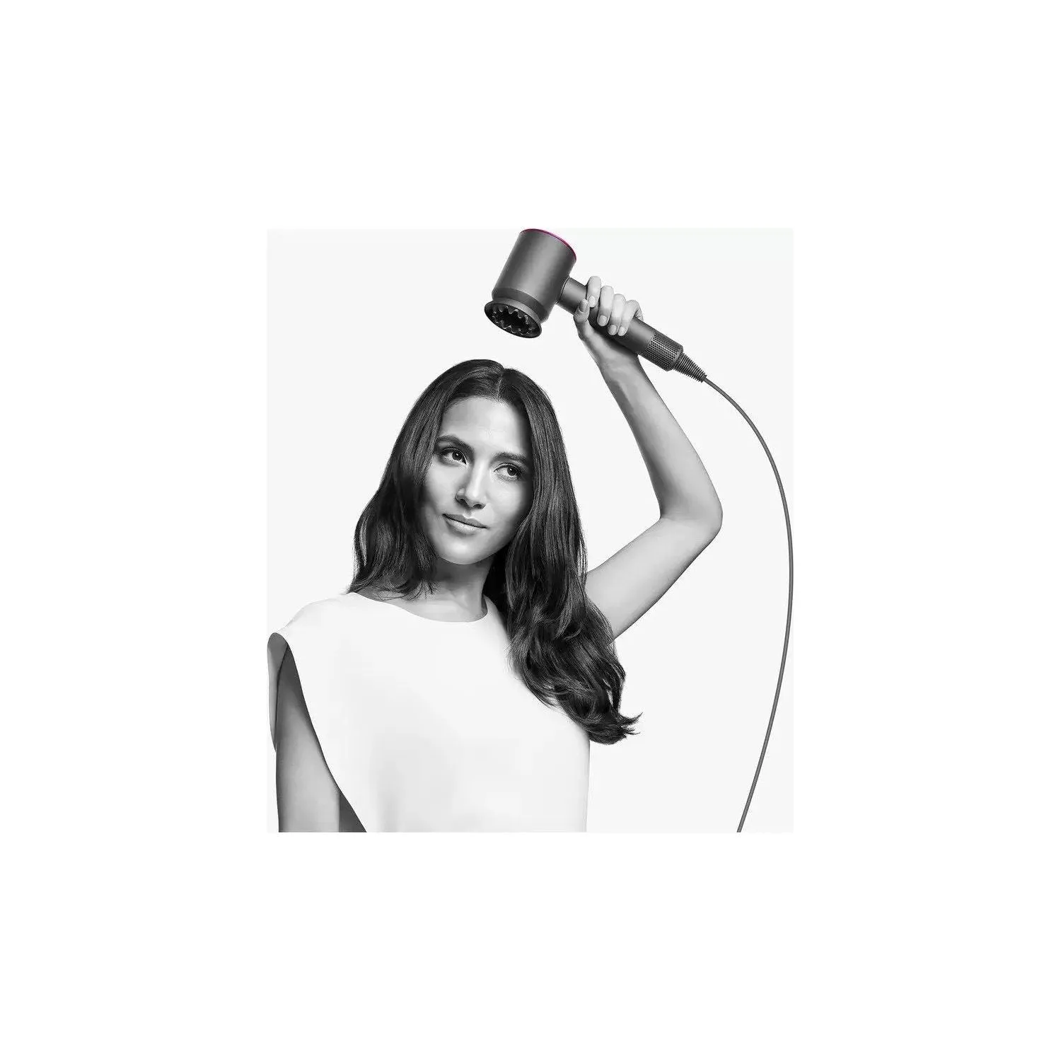 Dyson Supersonic - HD08 Hair Dryer (5 Attachments) - Iron/fuchsia