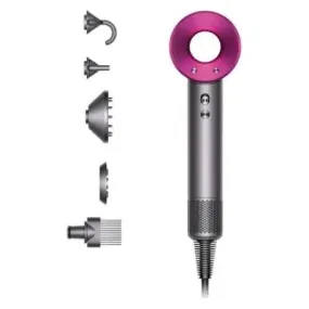 Dyson Supersonic - HD08 Hair Dryer (5 Attachments) - Iron/fuchsia