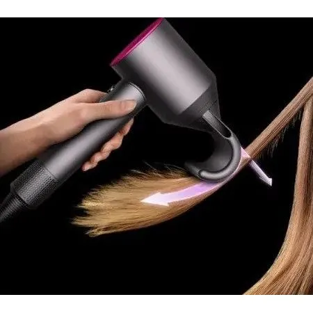 Dyson Supersonic - HD08 Hair Dryer (5 Attachments) - Iron/fuchsia