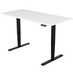 Electric Height Adjustable Standing Desk, 160x75cm, Dual Motor, 120kg Load, FORTIA