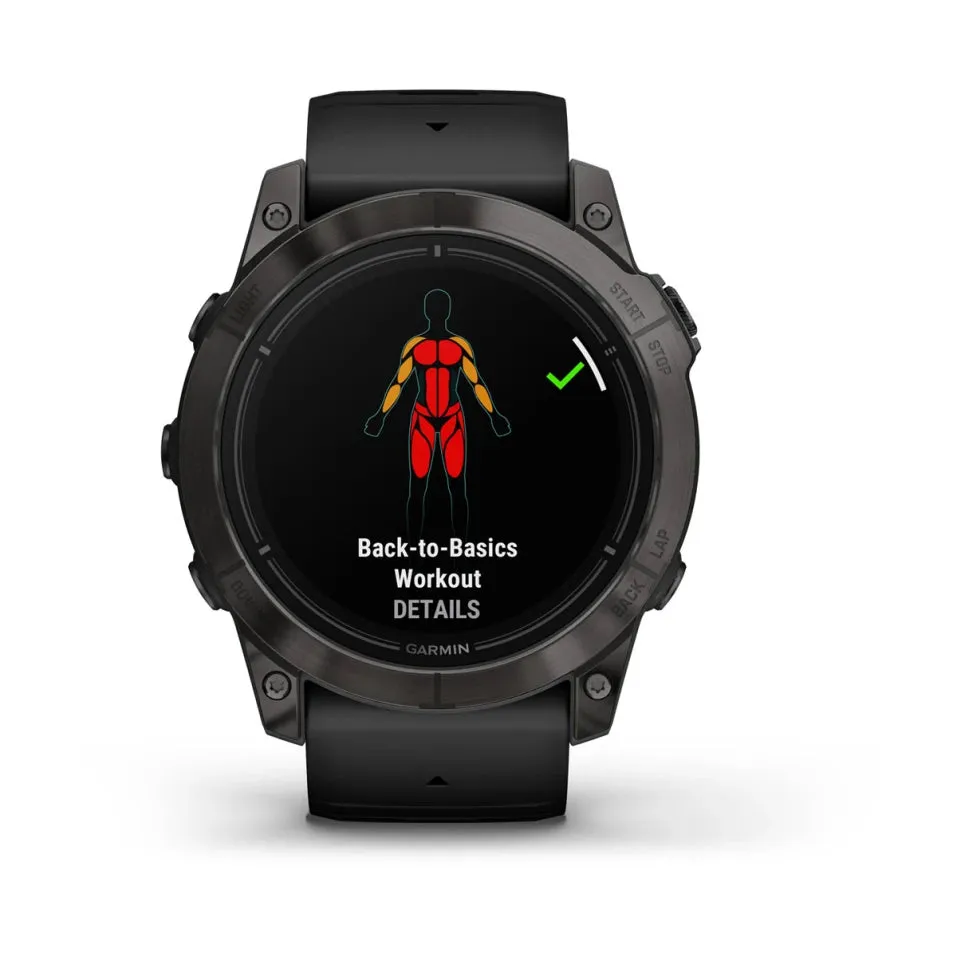 Epix Pro (Gen 2), 51mm, Sapphire Edition - Carbon Grey DLC With Black Band - 010-02804-01