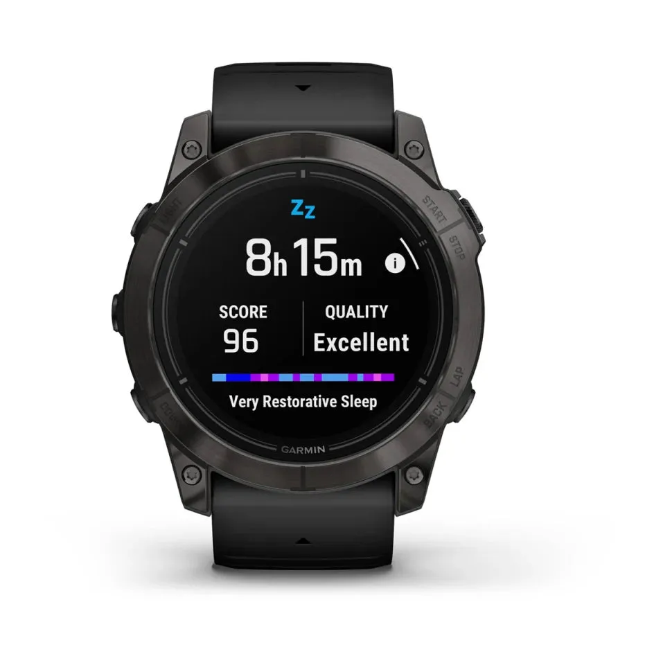 Epix Pro (Gen 2), 51mm, Sapphire Edition - Carbon Grey DLC With Black Band - 010-02804-01