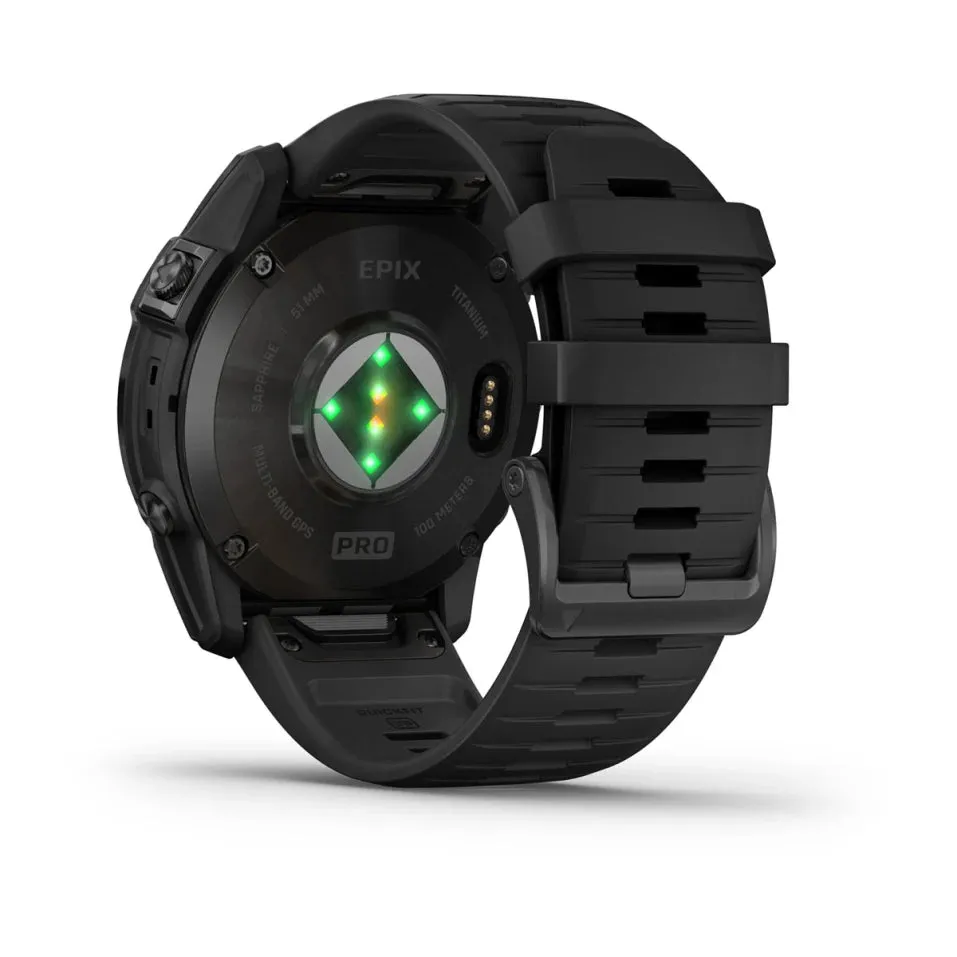 Epix Pro (Gen 2), 51mm, Sapphire Edition - Carbon Grey DLC With Black Band - 010-02804-01