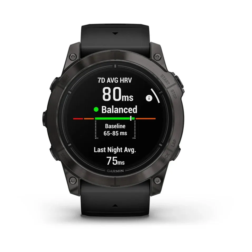 Epix Pro (Gen 2), 51mm, Sapphire Edition - Carbon Grey DLC With Black Band - 010-02804-01
