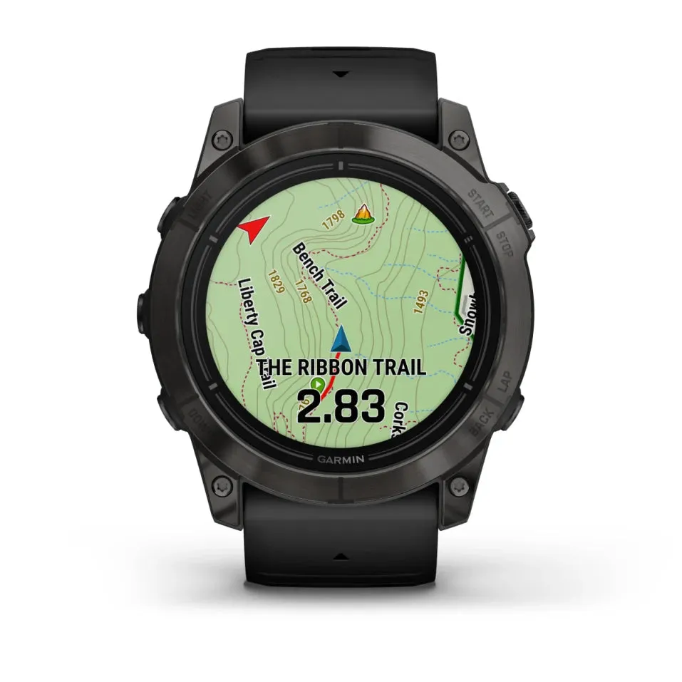 Epix Pro (Gen 2), 51mm, Sapphire Edition - Carbon Grey DLC With Black Band - 010-02804-01
