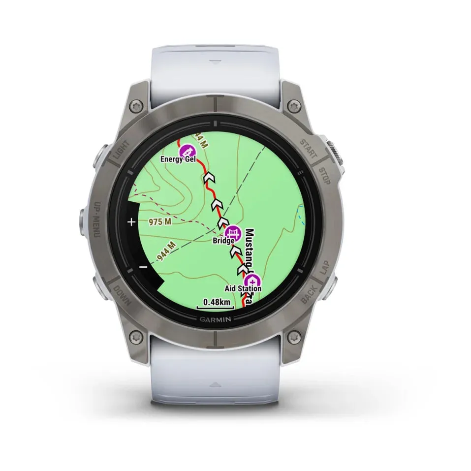 Epix Pro (Gen 2), 51mm, Sapphire Edition - Titanium with Whitestone Band - 010-02804-11