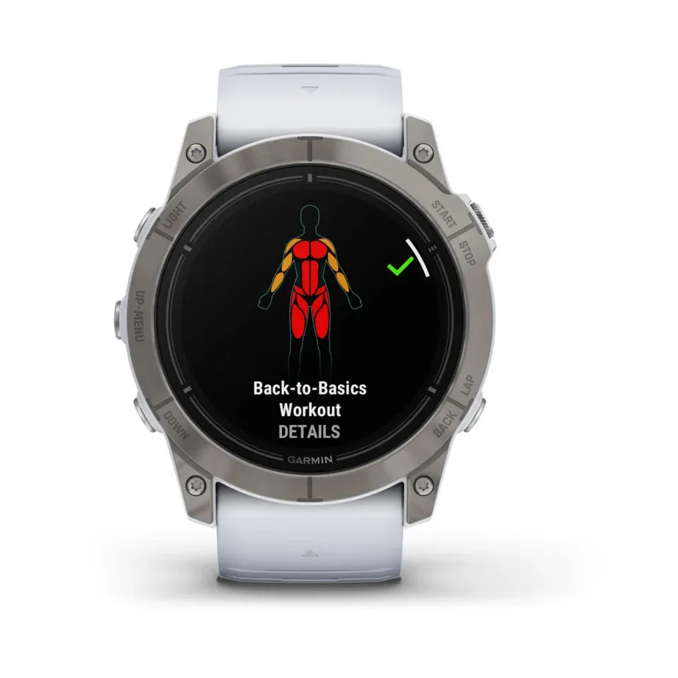 Epix Pro (Gen 2), 51mm, Sapphire Edition - Titanium with Whitestone Band - 010-02804-11