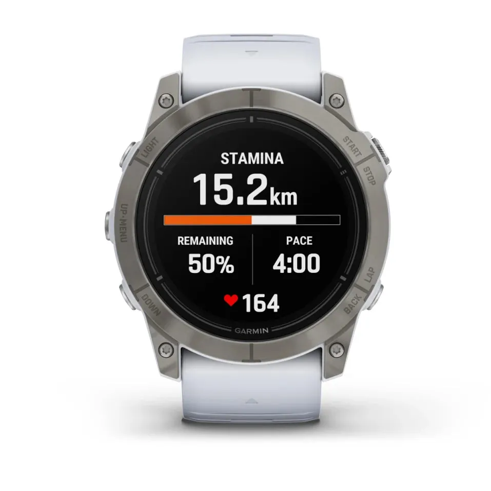 Epix Pro (Gen 2), 51mm, Sapphire Edition - Titanium with Whitestone Band - 010-02804-11