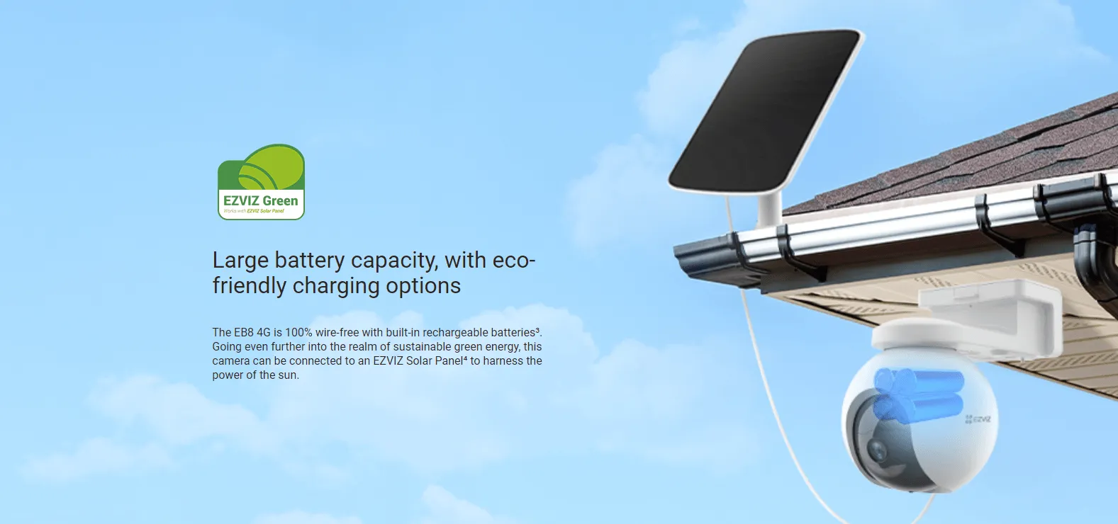 EZVIZ EB8 4G SMART HOME BATTERY CAMERA