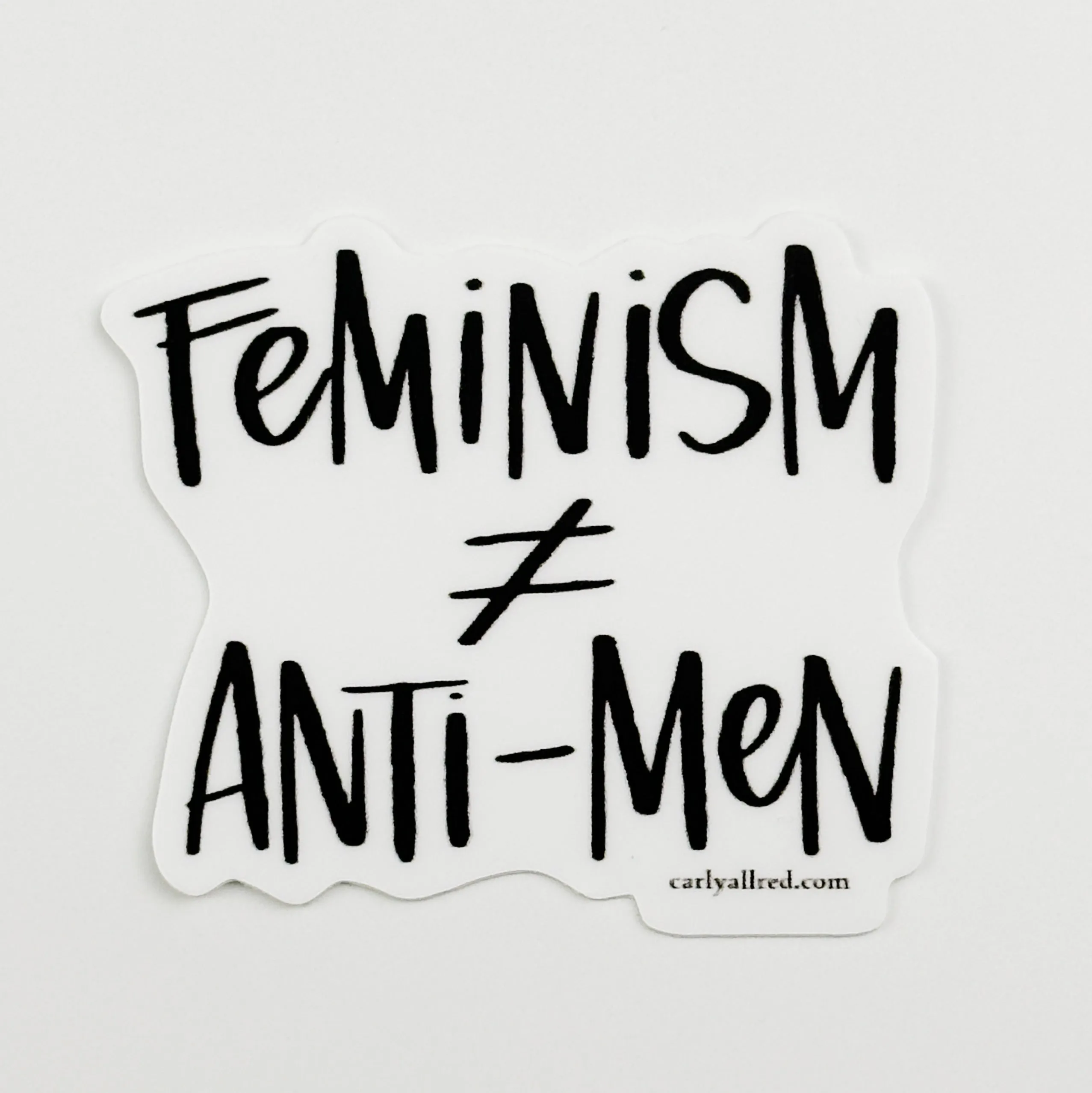 Feminism Is Not Anti-Men Vinyl Sticker