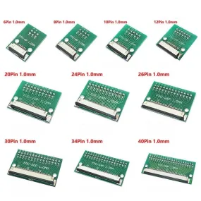 FFC / FPC Adapter Board 1mm to 2.54mm Soldered Connector