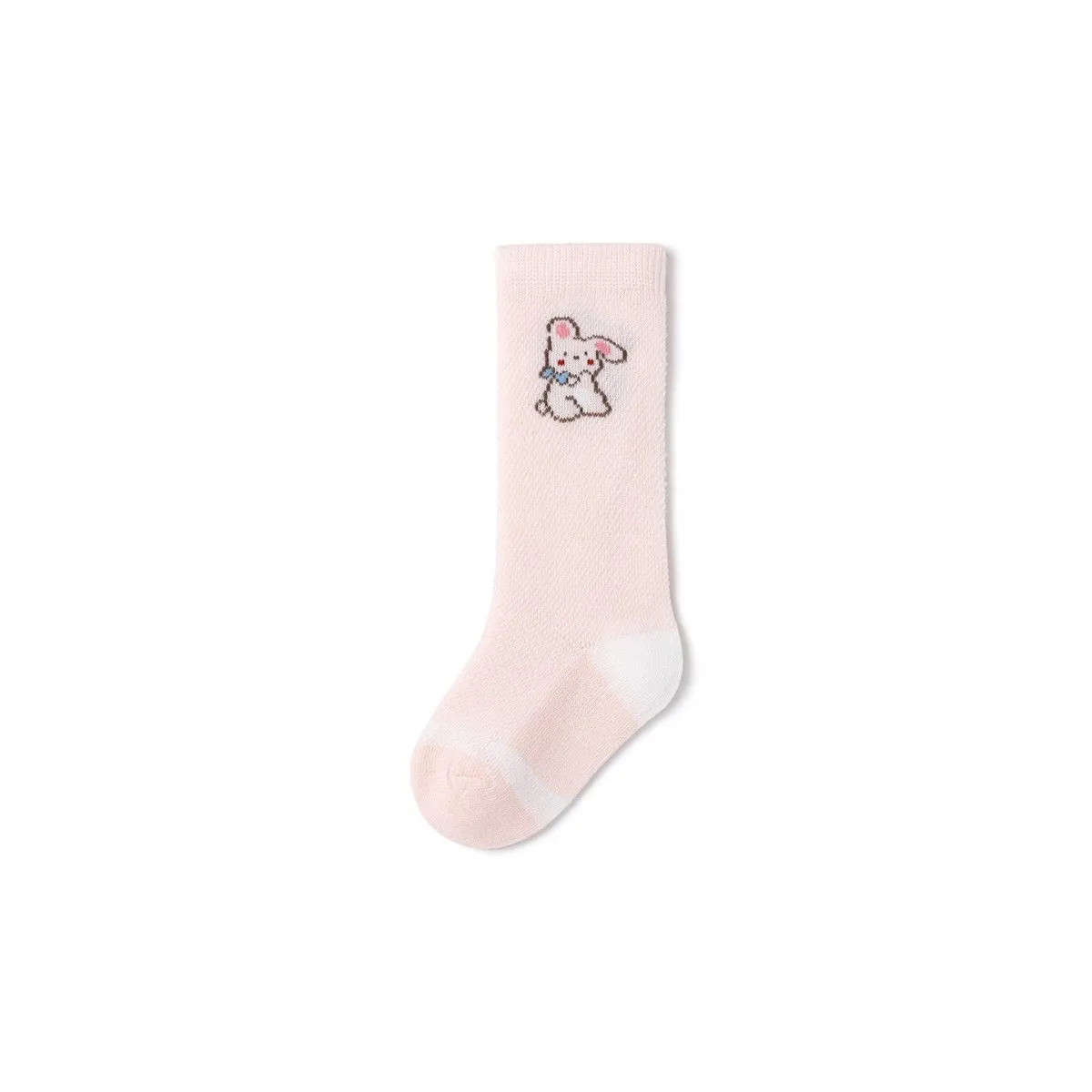 Floral Bunny Thin Mesh Breathable Baby Girl 3pcs Over The Knee Socks Set