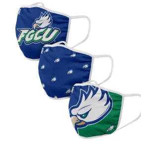 Florida Gulf Coast Eagles NCAA 3 Pack Face Cover
