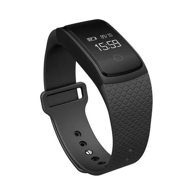 FLOVEME Bluetooth 4.0 Smart Watch - Sport Wristband with Sleep Monitor, Compatible with Android and iOS - Digital Clock Bracelet