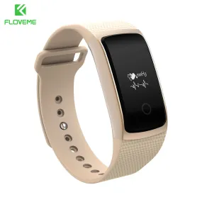 FLOVEME Bluetooth 4.0 Smart Watch - Sport Wristband with Sleep Monitor, Compatible with Android and iOS - Digital Clock Bracelet