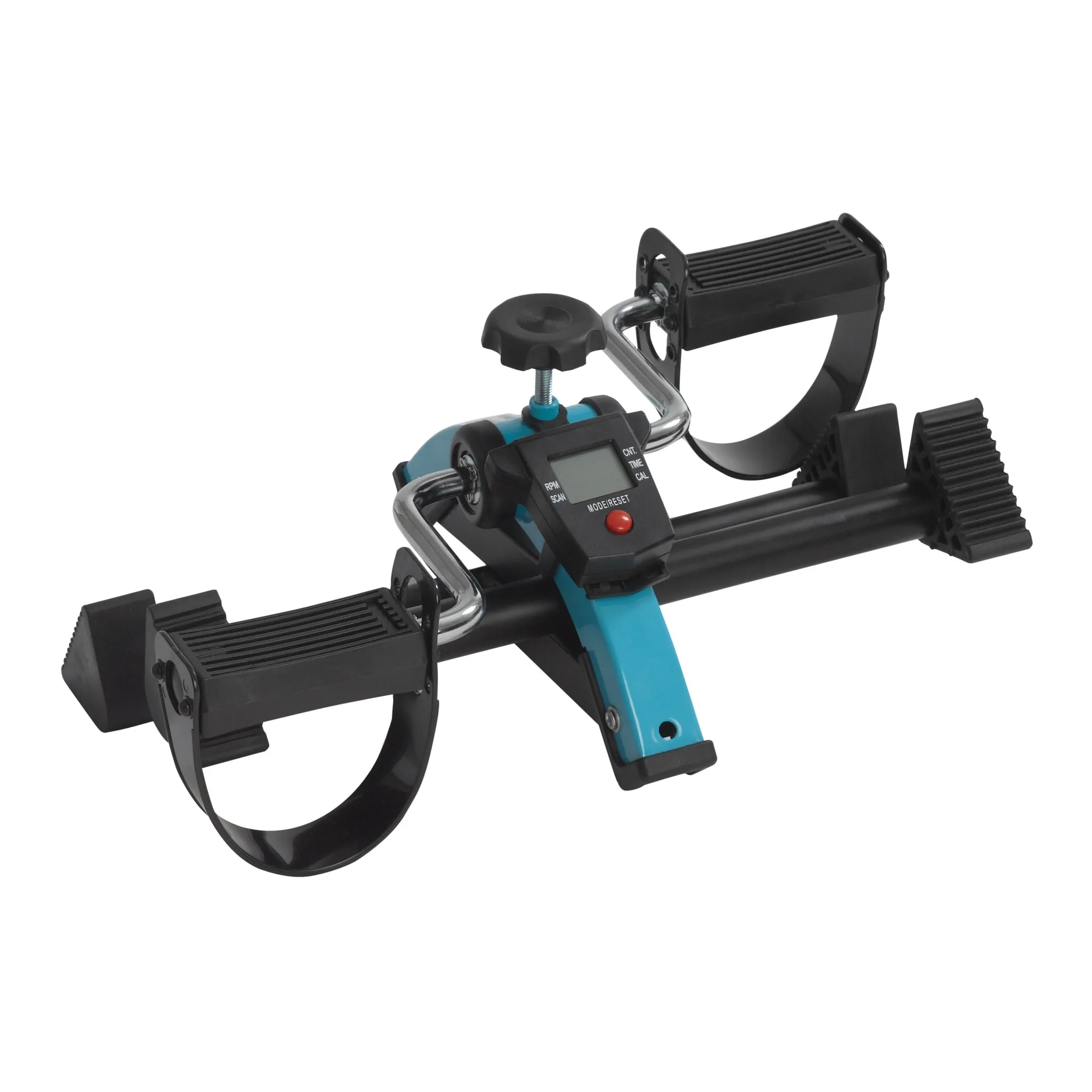 Folding Exercise Peddler with Digital Display, Blue