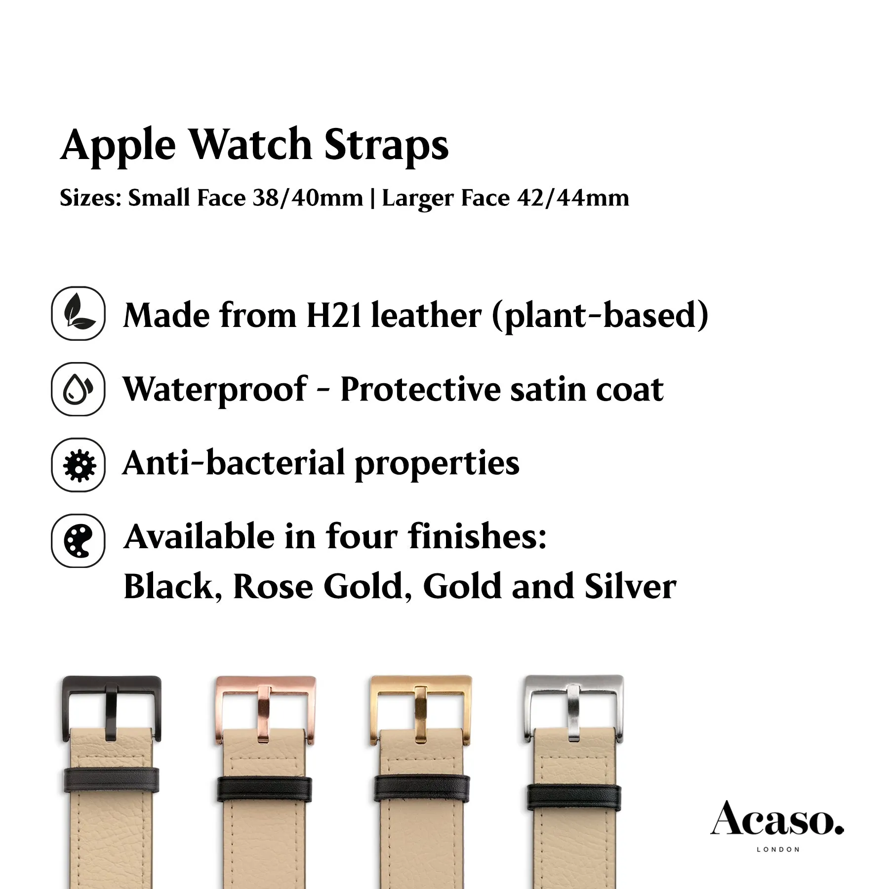 Geo Dalmatian Beige Apple Watch Strap