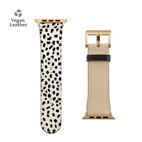 Geo Dalmatian Beige Apple Watch Strap