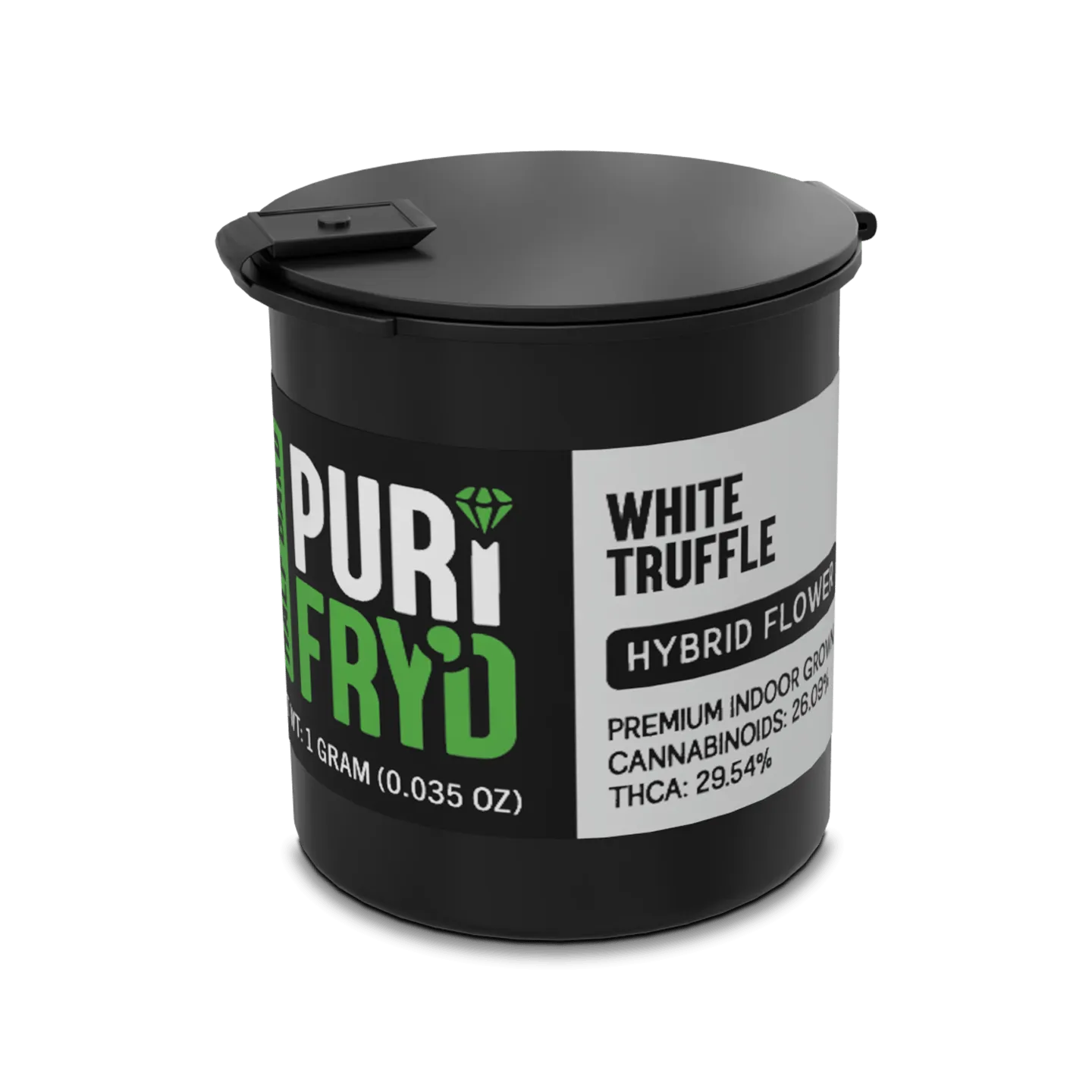 Half Bak'd Purifry'd Premium Indoor THC-A Flower 1G