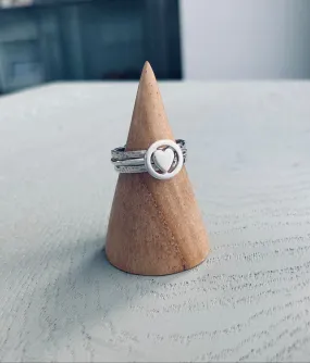 Heart of the Chapel Stacking Ring