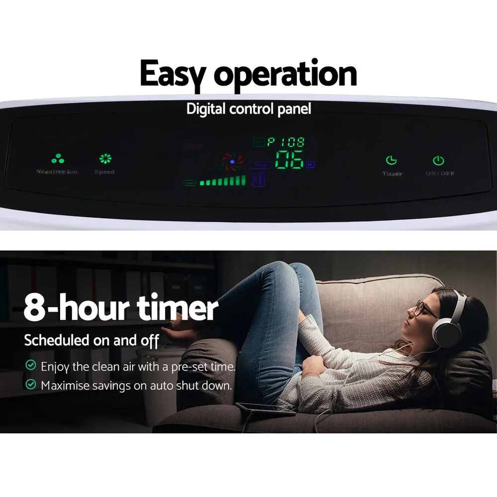 HEPA Filter Air Purifier, Ioniser, Sensor, Remote - Devanti