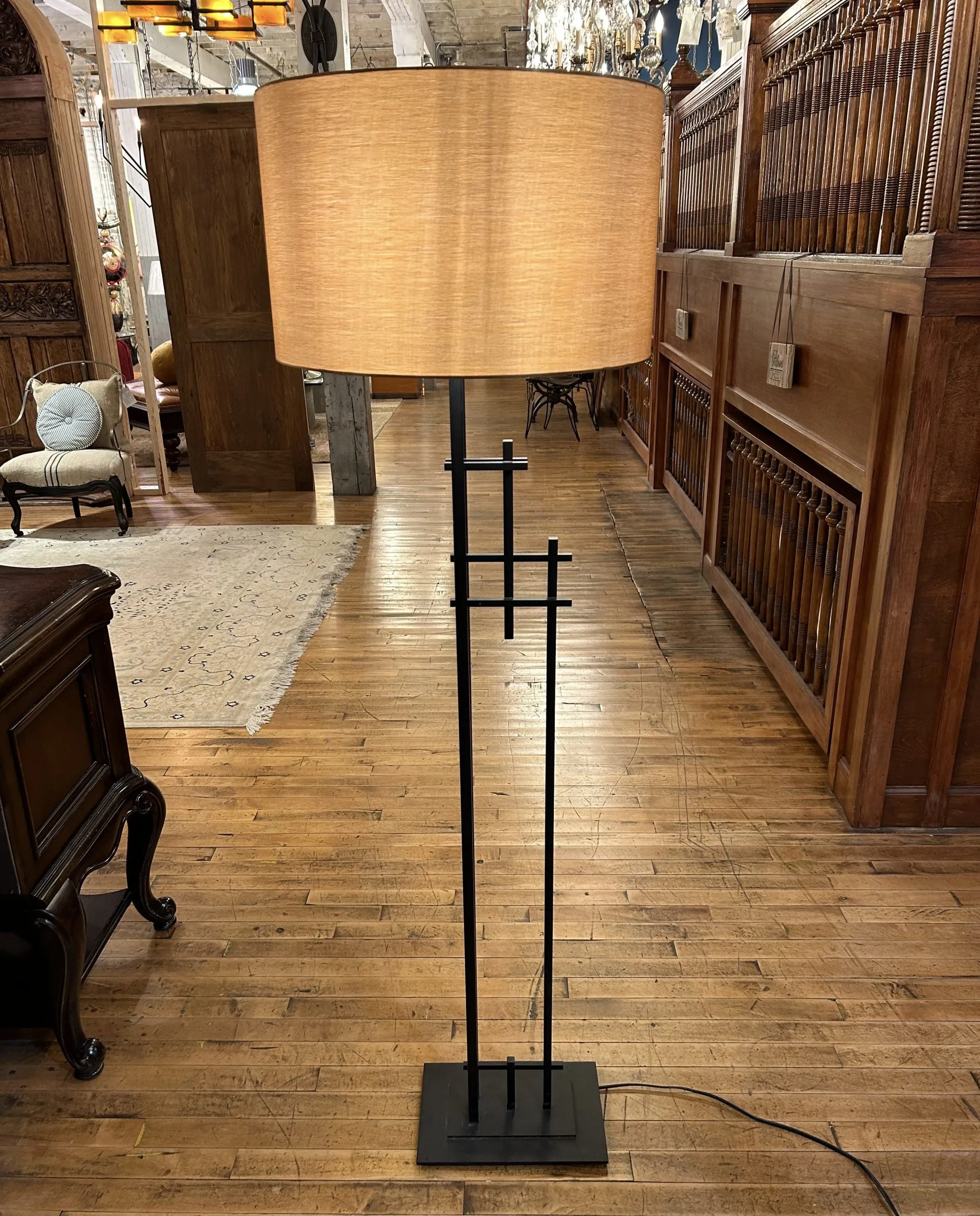 Hubbardton Forge Floor Lamp, Black Iron, Contemporary