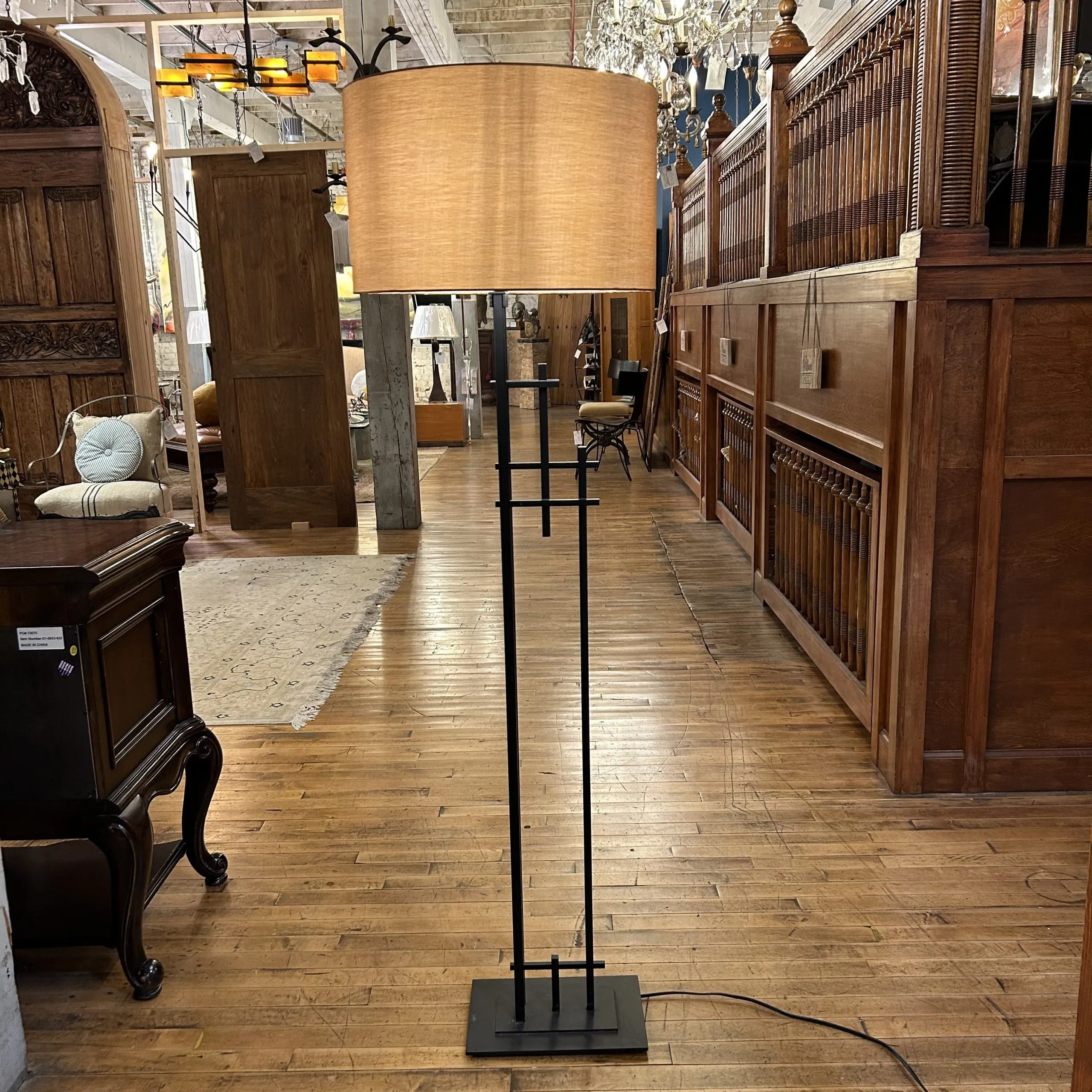 Hubbardton Forge Floor Lamp, Black Iron, Contemporary