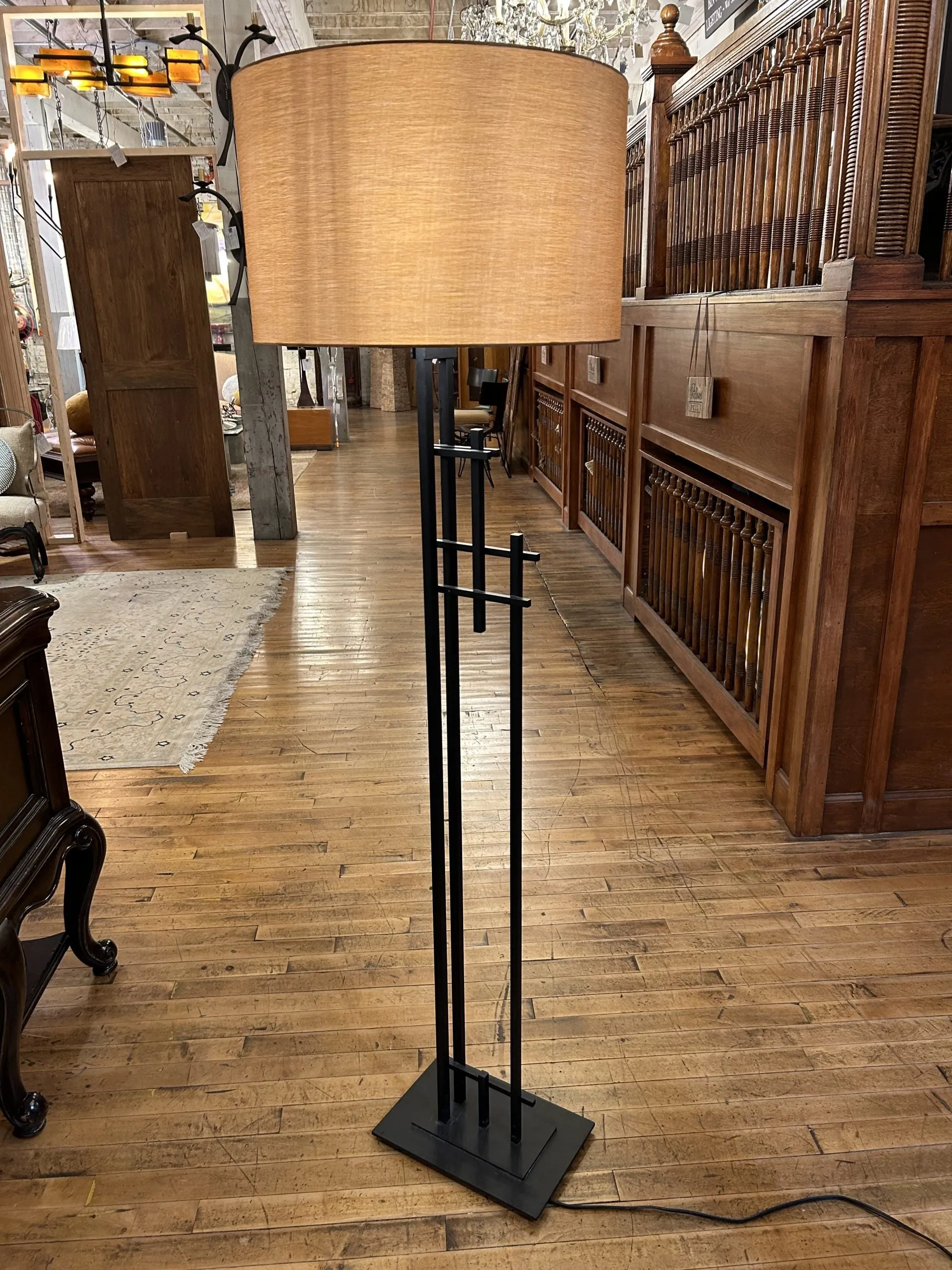 Hubbardton Forge Floor Lamp, Black Iron, Contemporary