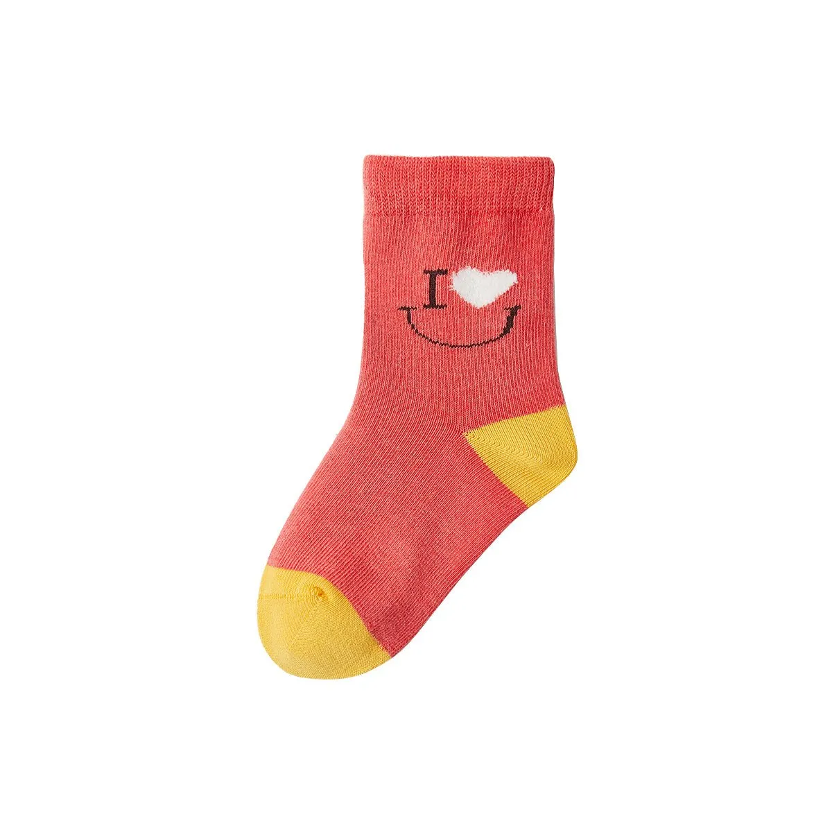 I Love Fruit Breathable Girl 5pcs Crew Socks Set