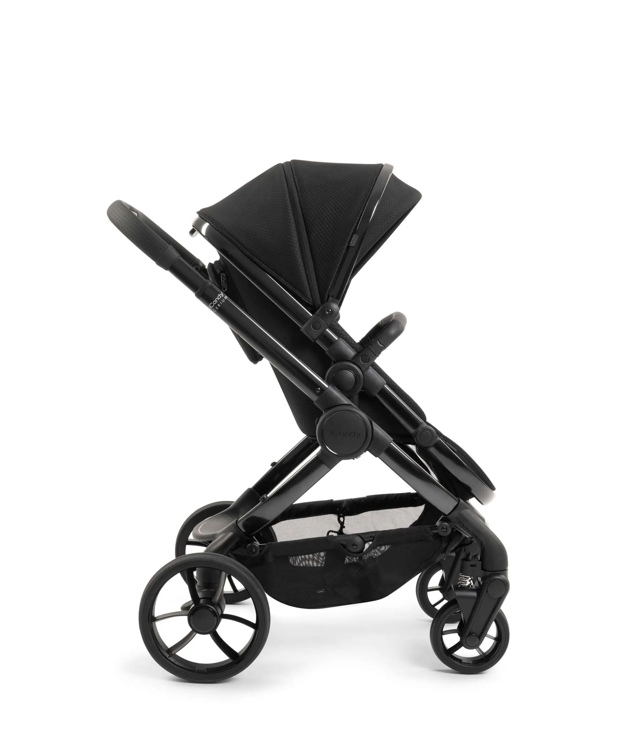 iCandy Designer Collection Cerium Pushchair Bundle with Maxi-Cosi Pebble 360 Pro&sup2; Car Seat – Black