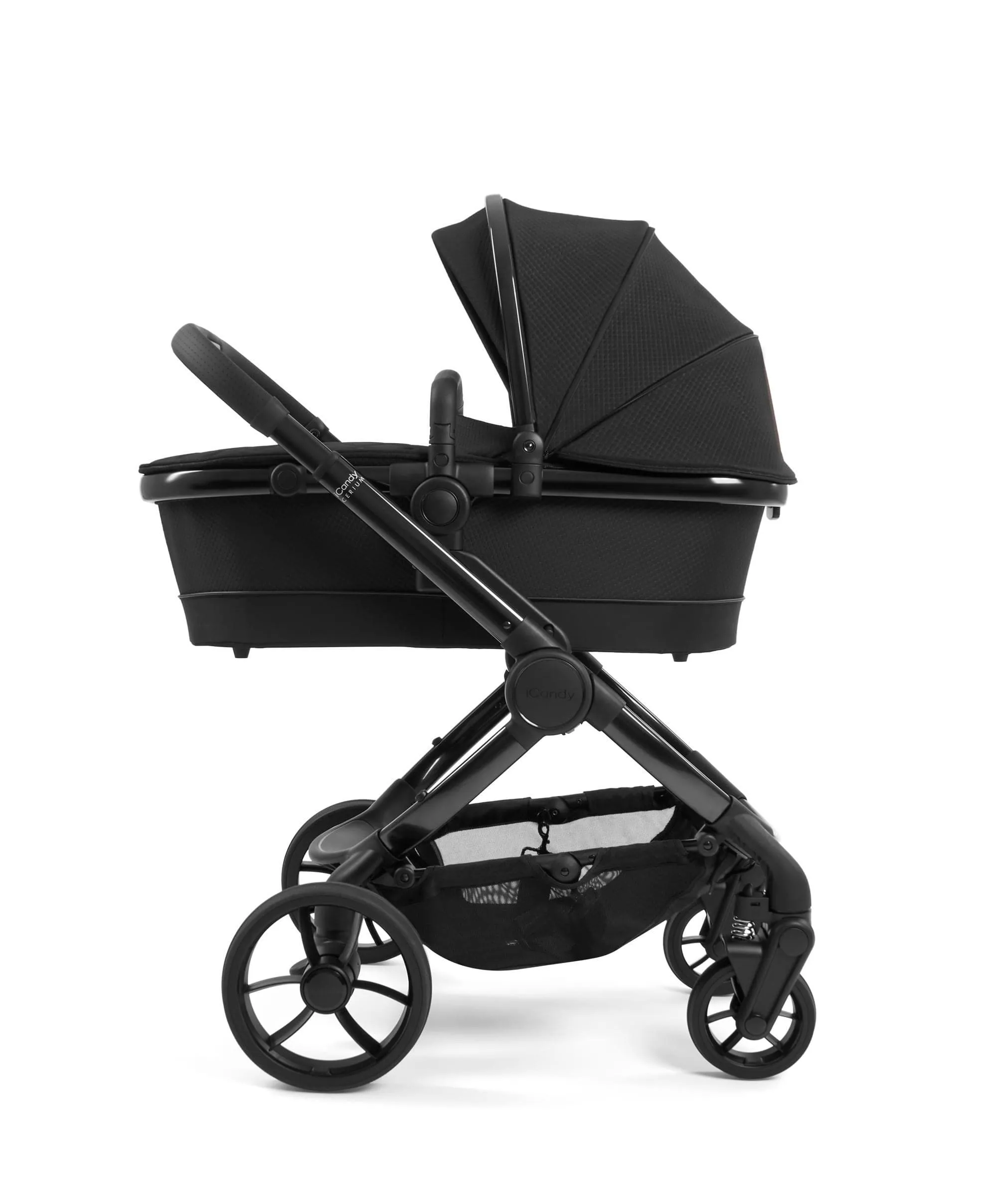 iCandy Designer Collection Cerium Pushchair Bundle with Maxi-Cosi Pebble 360 Pro&sup2; Car Seat – Black