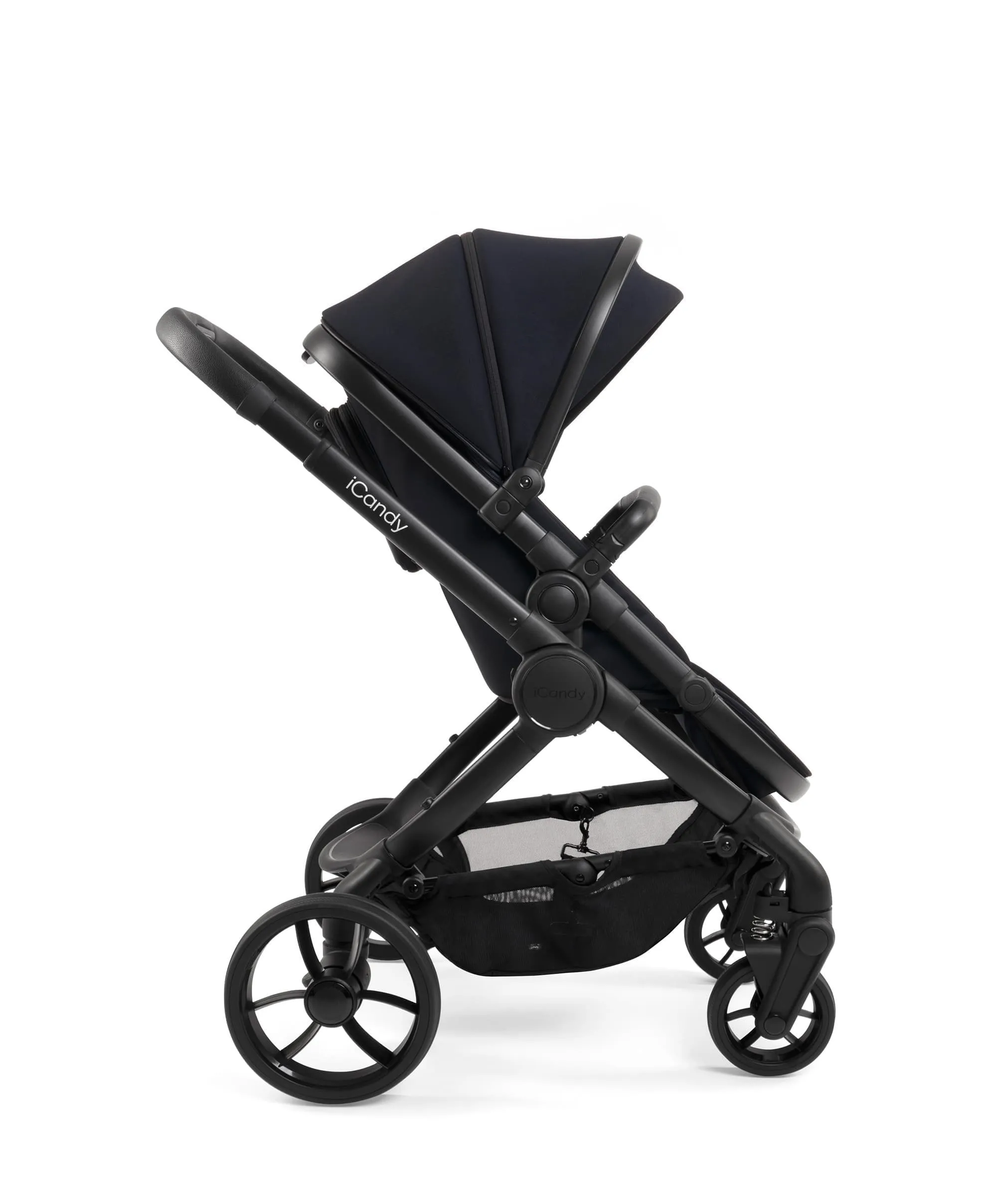 iCandy Peach 7 Complete Pushchair Bundle with Maxi-Cosi Pebble 360 Pro&sup2;  Car Seat & Base – Black