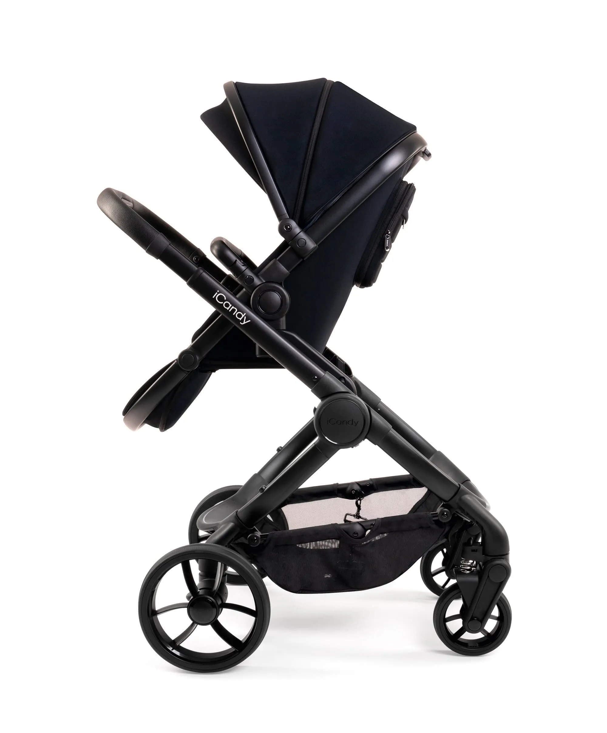 iCandy Peach 7 Complete Pushchair Bundle with Maxi-Cosi Pebble 360 Pro&sup2;  Car Seat & Base – Black