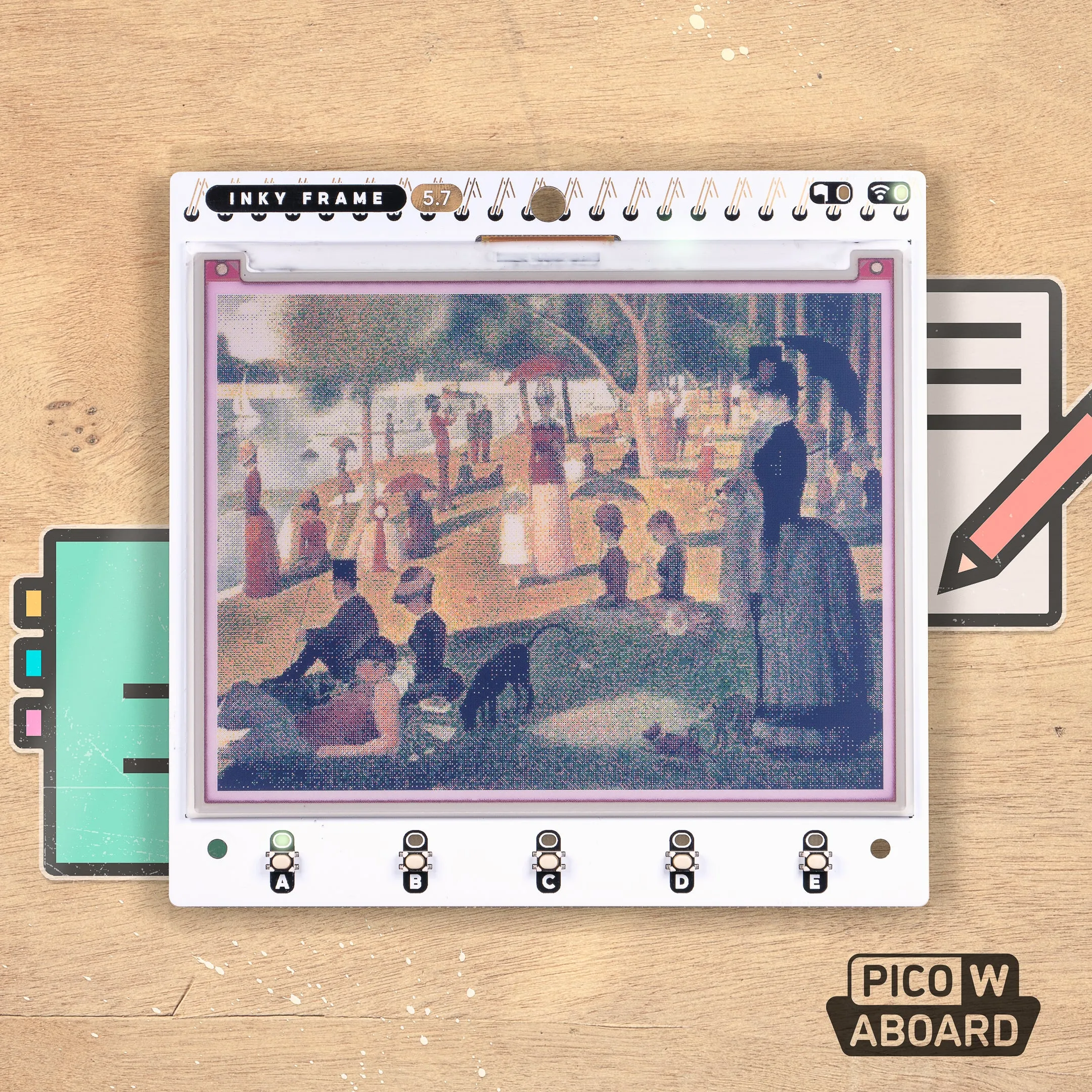 Inky Frame 5.7" (Pico W Aboard)
