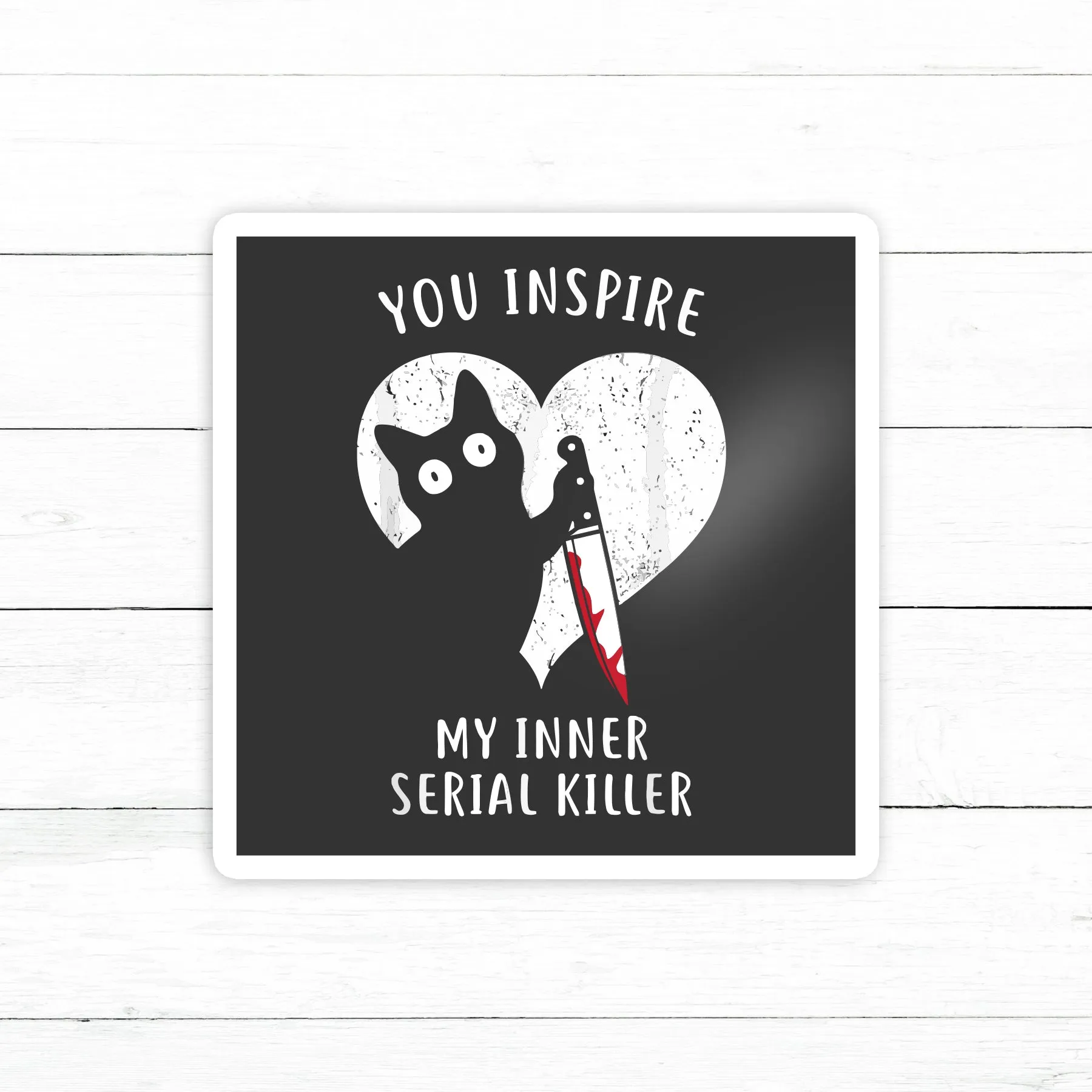 Inner Serial Killer Sticker | Waterproof Vinyl Decal | 3in