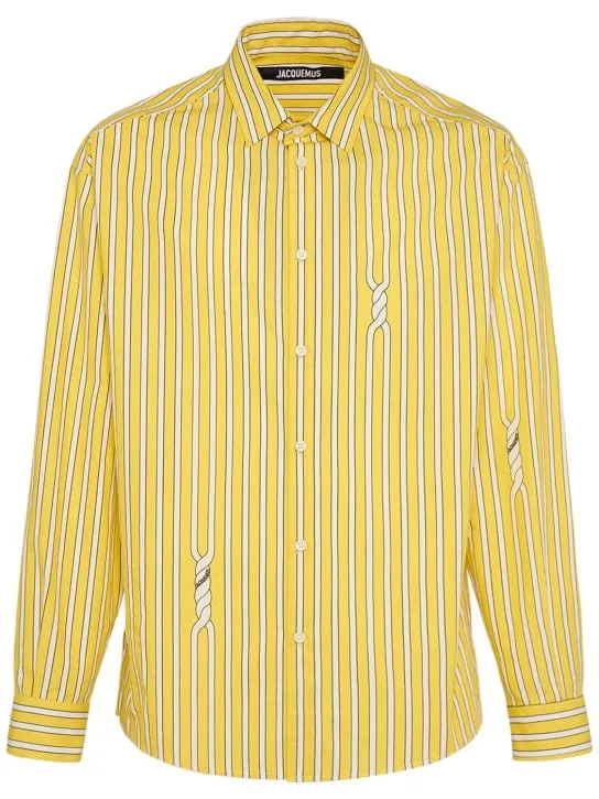Jacquemus   La Chemise Simon cotton shirt 
