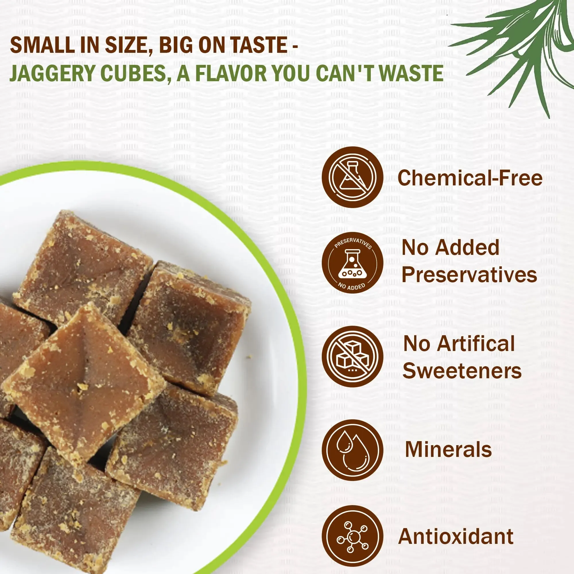 Jaggery Cubes (Gur ki Dali) 650gm