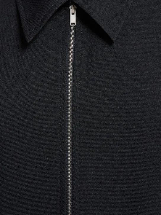 Jil Sander   Regular fit zipped shirt 