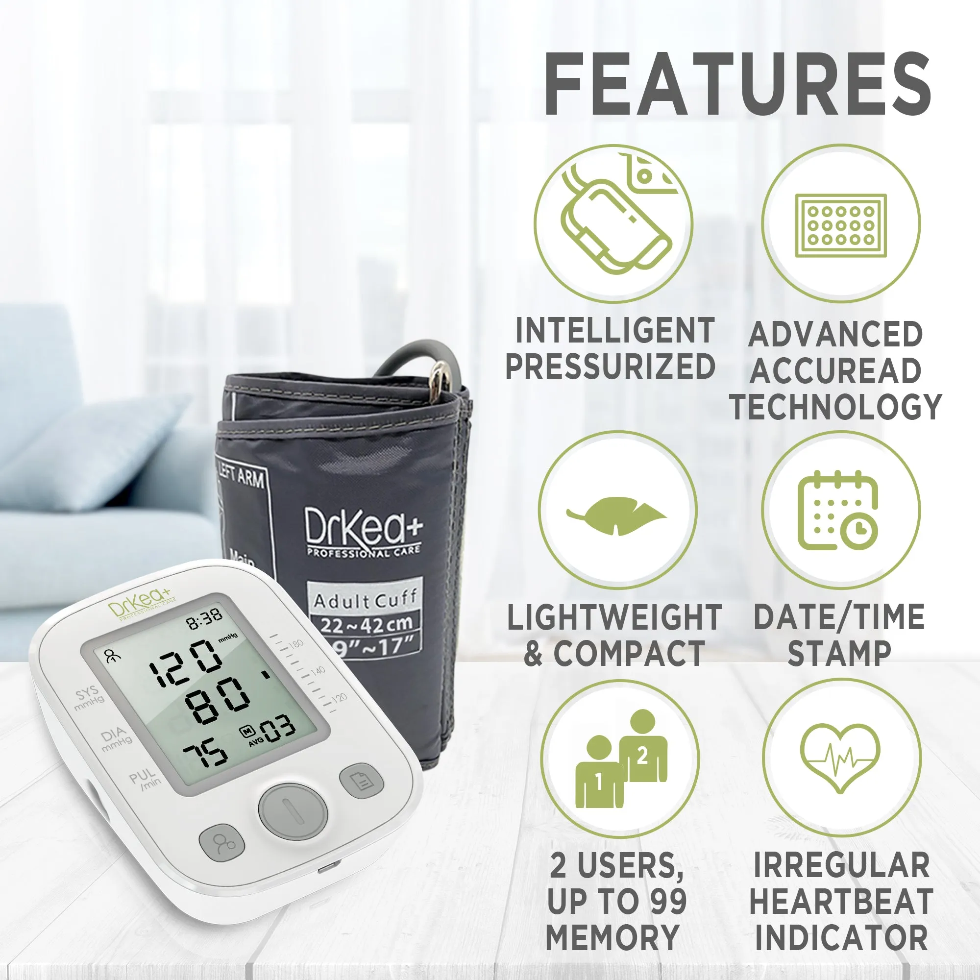 K200i Upper Arm Blood Pressure Monitor