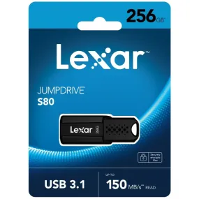 Lexar JumpDrive S80 USB 3.1 Flash Drive 256GB