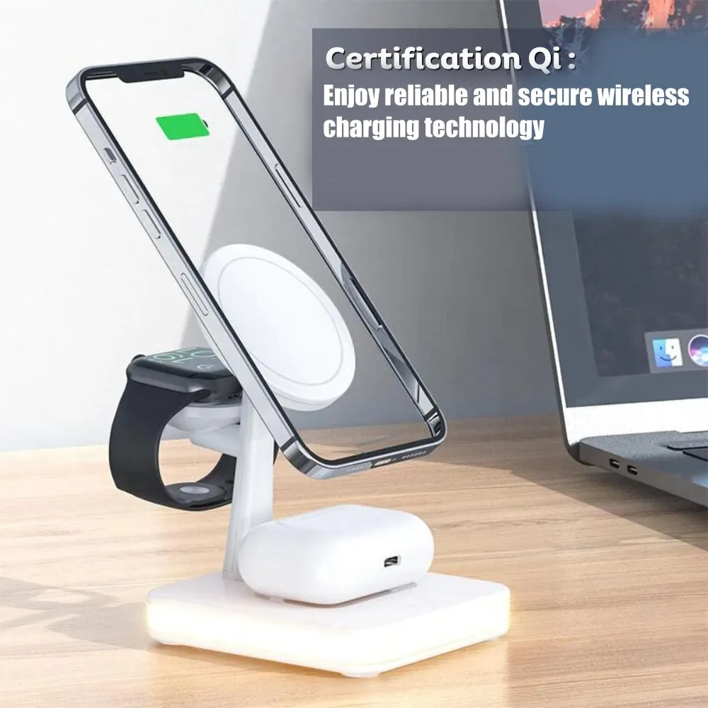 MagDock : 4-in-1 Wireless Charger
