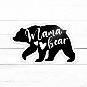 Mama Bear Sticker | Waterproof Vinyl Decal | 3in