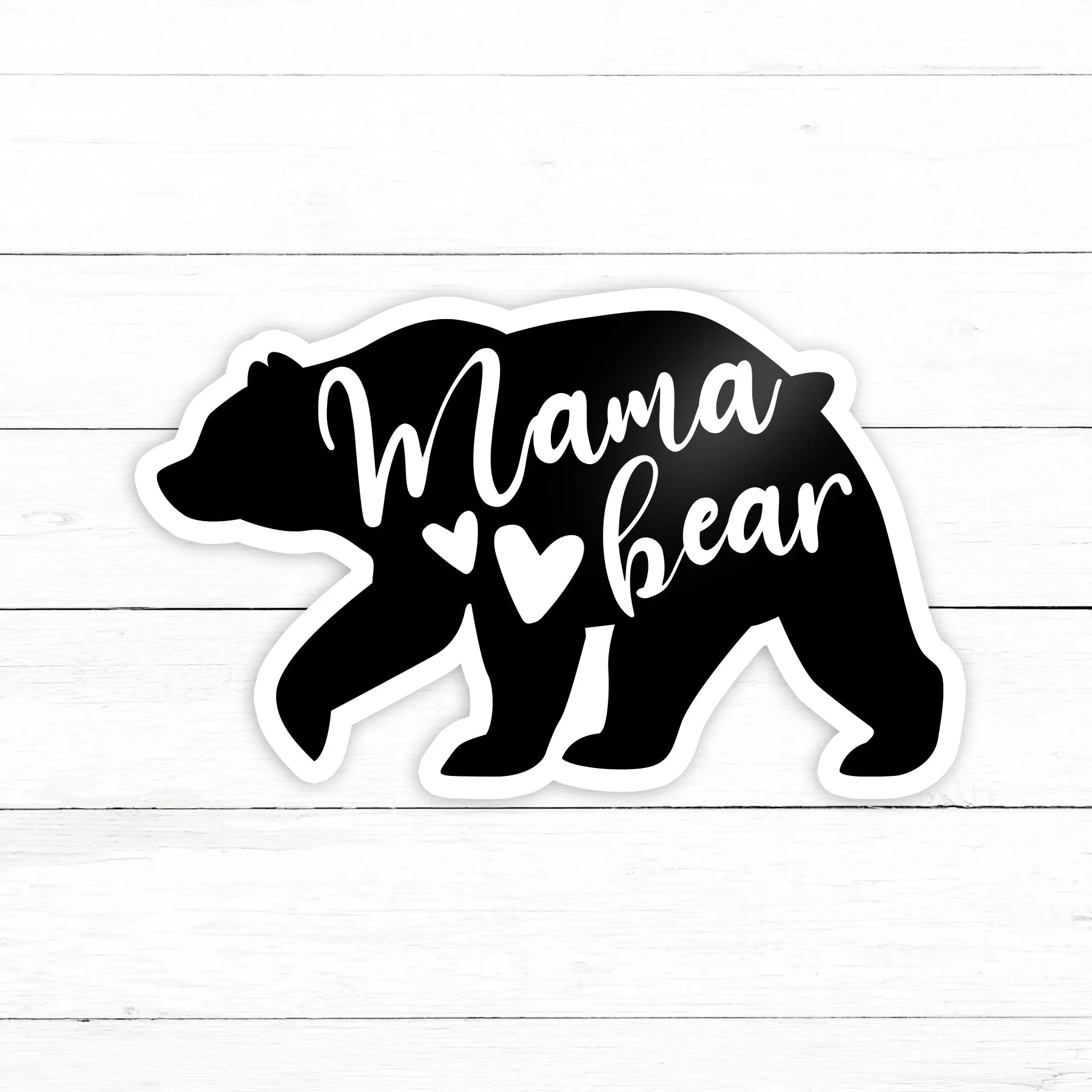 Mama Bear Sticker | Waterproof Vinyl Decal | 3in