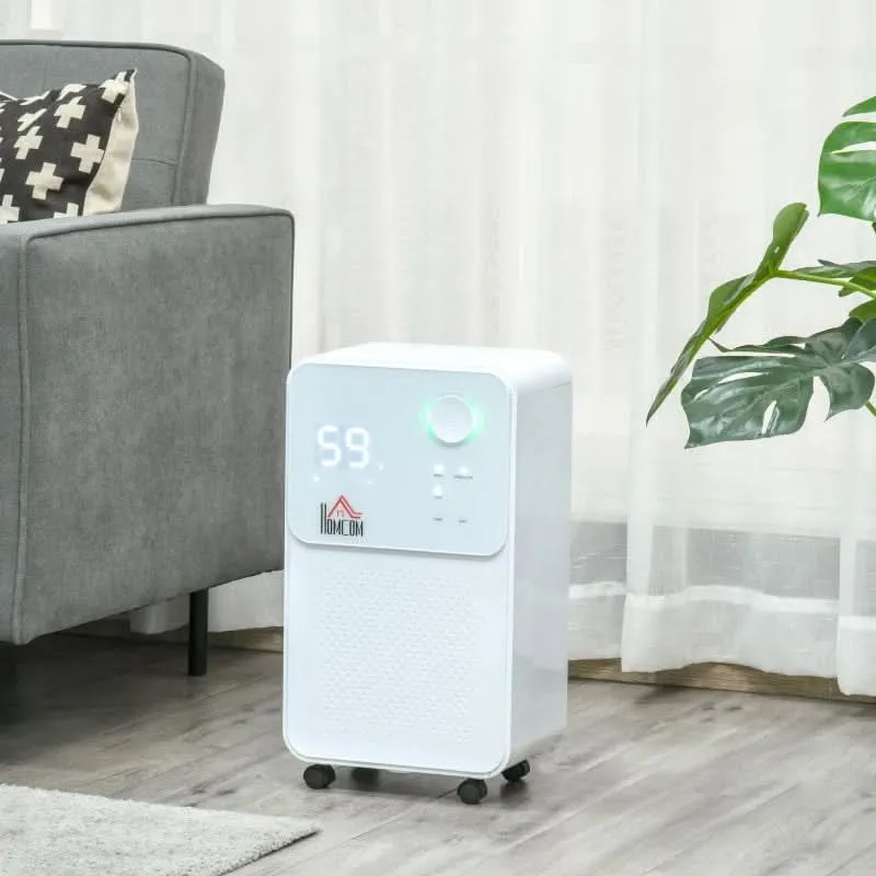 Maplin Plus 12L/Day 2000ML Portable Quiet Dehumidifier with 4 Modes