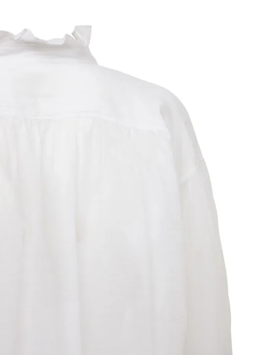 Marant Etoile   Pamias ruffled cotton shirt 